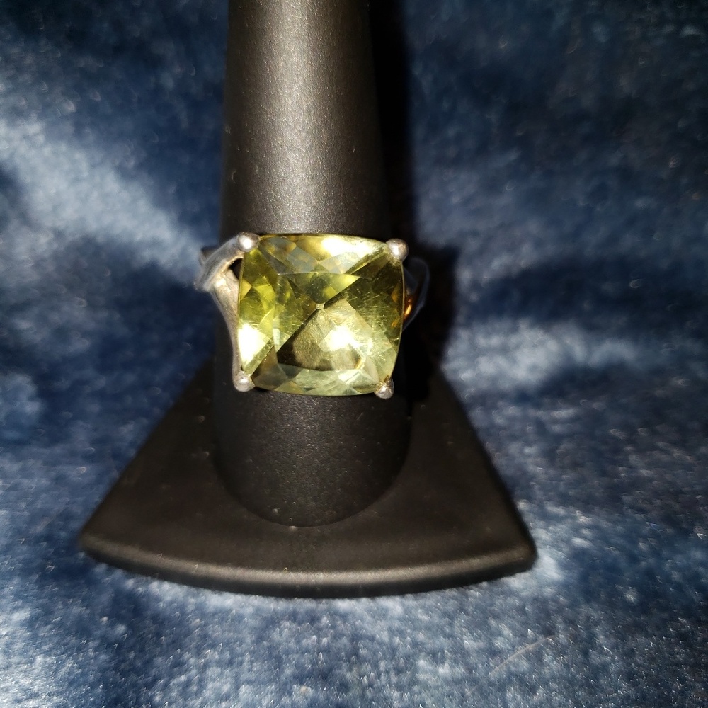 Vintage Lemon Quartz Ring. - Picture 1 of 8